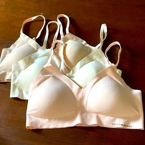 Lucky Bralettes (3) beige, cream, pale pink